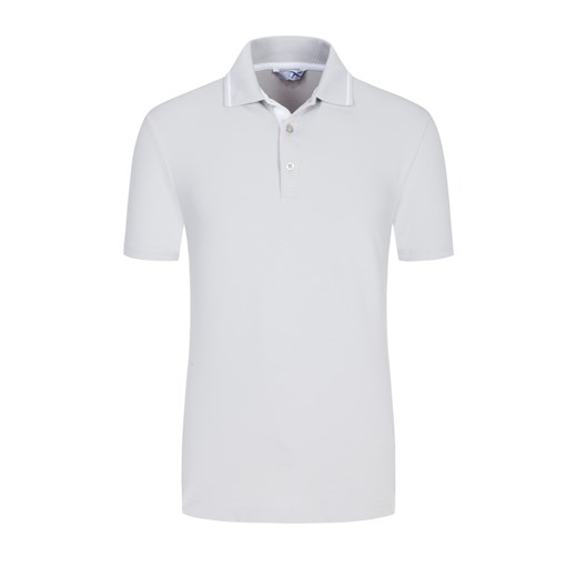 Brax Golf, Modna funkcjonalna koszulka polo z domieszką stretchu Szary