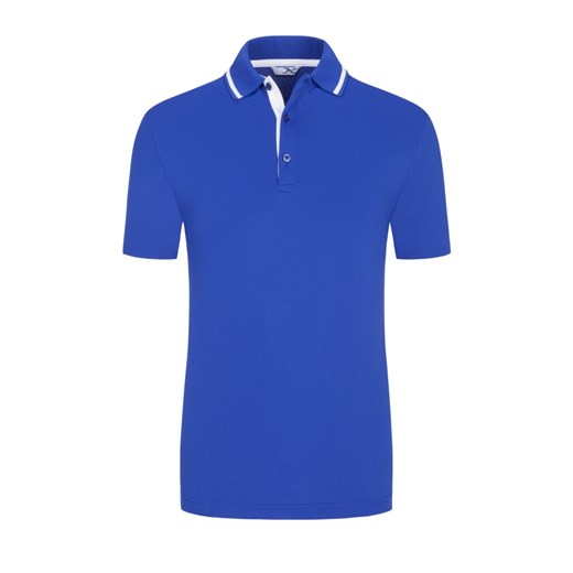 Brax Golf, Modna funkcjonalna koszulka polo z domieszką stretchu BŁĘkit KrÓlewski