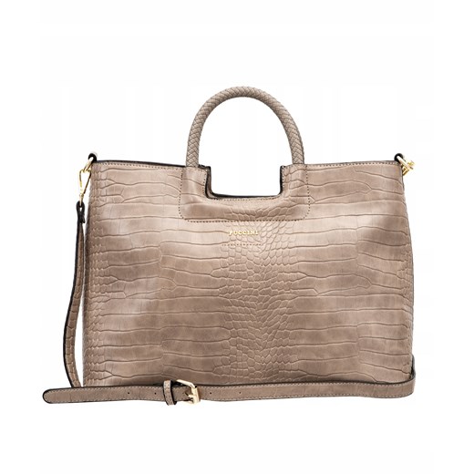 Shopper bag Puccini do ręki średniej wielkości elegancka 