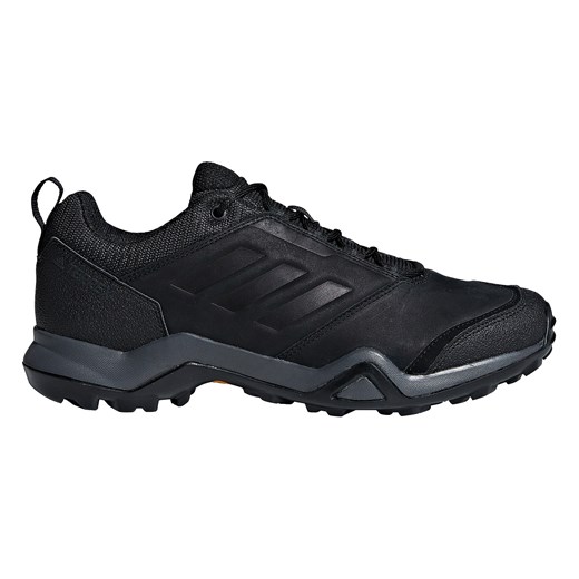 Buty trekkingowe męskie czarne Adidas jesienne sportowe z nubuku 