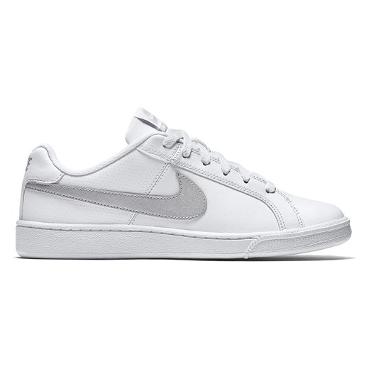 Buty sportowe damskie Nike białe bez wzorów sznurowane 