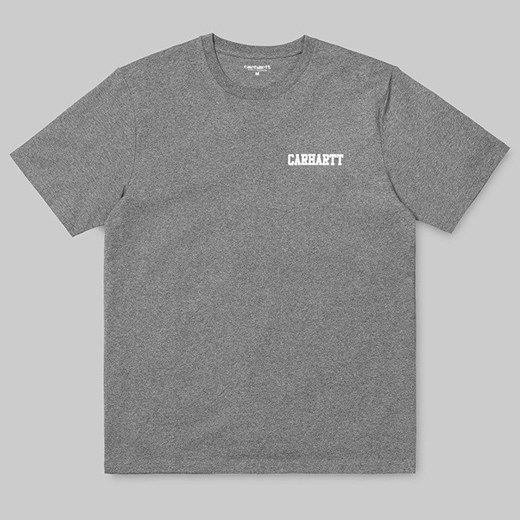 Szary t-shirt męski Carhartt Wip z krótkim rękawem 