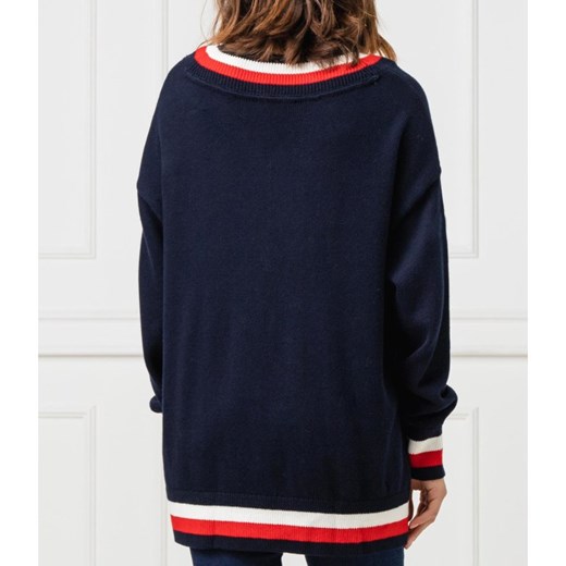 Tommy Hilfiger Sweter Essential | Loose fit | z dodatkiem wełny  Tommy Hilfiger XS Gomez Fashion Store