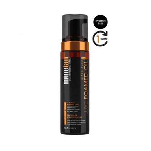 MineTan Luxe Foamed Oil luksusowy olejek samoopalający w piance Super Dark 200ml  Minetan  Horex.pl