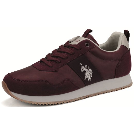 U.S. POLO ASSN. tenisówki męskie Talbot NOBIL4215S8/YS1 44 burgundowe, BEZPŁATNY ODBIÓR: WROCŁAW!