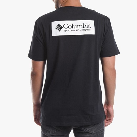 T-shirt męski Columbia bez wzorów z krótkim rękawem 