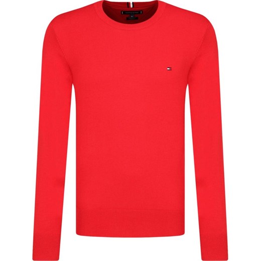 Sweter męski czerwony Tommy Hilfiger casual 