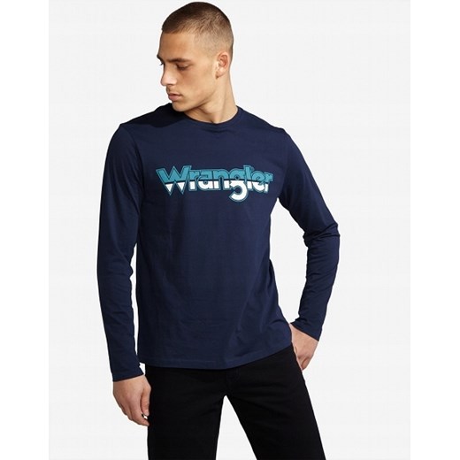 T-shirt męski Wrangler z długim rękawem 