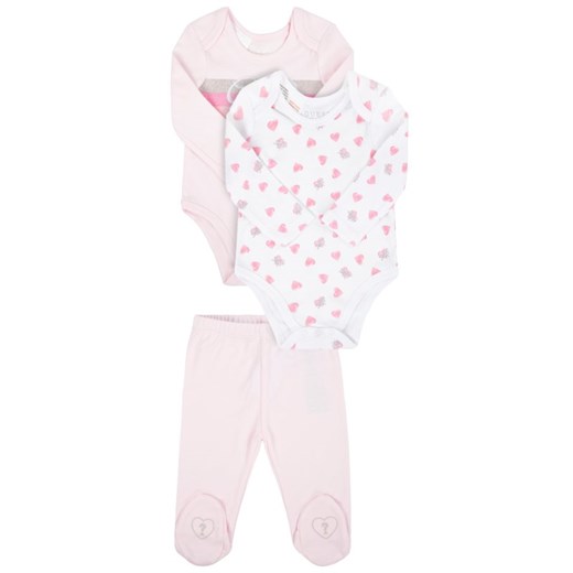 Odzież dla niemowląt Guess różowa dla dziewczynki 