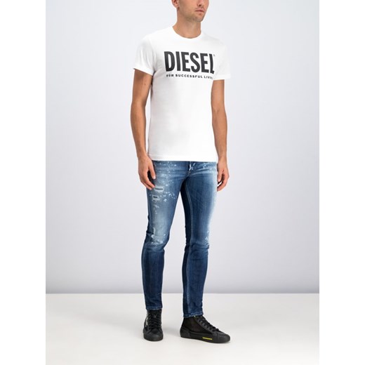 T-shirt męski Diesel biały 