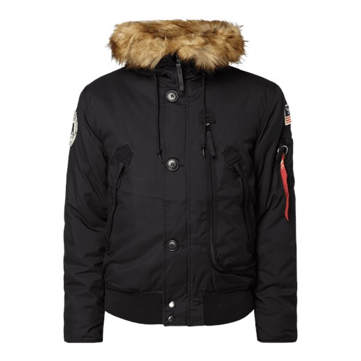 Bomberka z odpinanym sztucznym futrem  Alpha Industries XXL Peek&Cloppenburg 