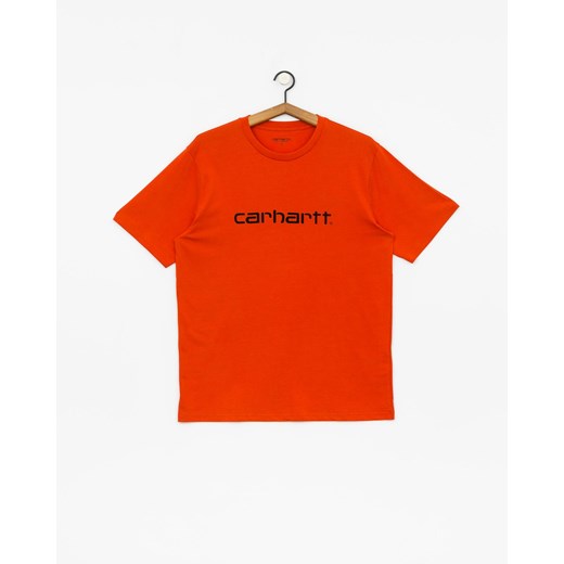 T-shirt Carhartt WIP Script (brick orange/black)  Carhartt Wip XL Roots On The Roof