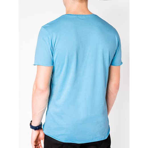 Edoti.com t-shirt męski niebieski 