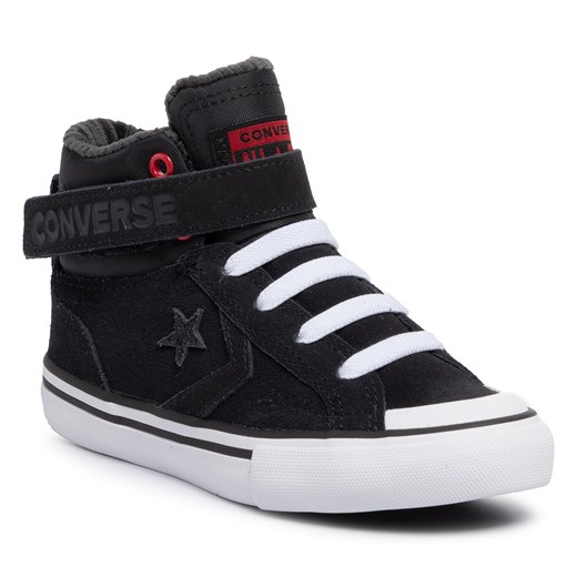 Sneakersy CONVERSE - Pro Blaze Strap Hi 665277C Black/Enamel Red/White Converse  28 eobuwie.pl