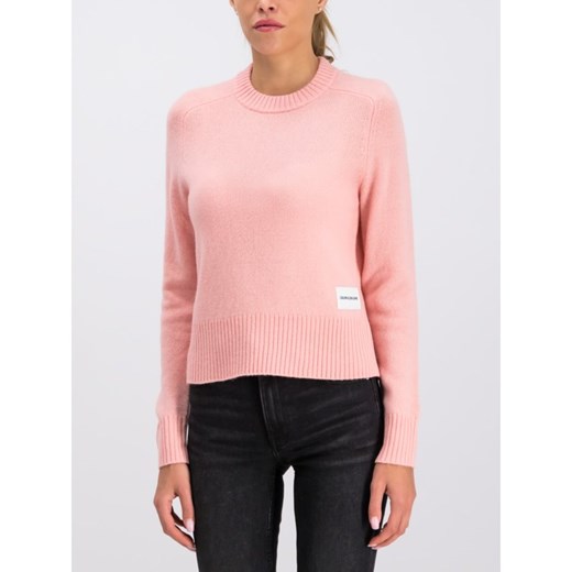 Sweter damski różowy Calvin Klein 