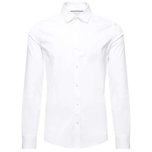 Koszula męska Lacoste z długim rękawem biała bez wzorów 