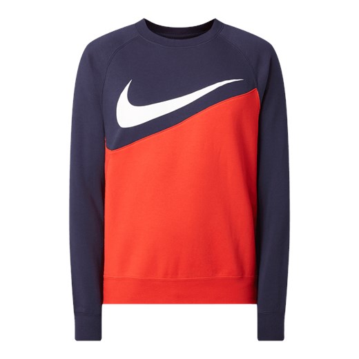 Bluza sportowa Nike z nadrukami bawełniana 