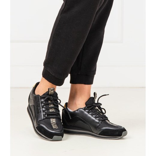 Buty sportowe damskie czarne Versace Jeans adidas stella mccartney sznurowane płaskie wiosenne 