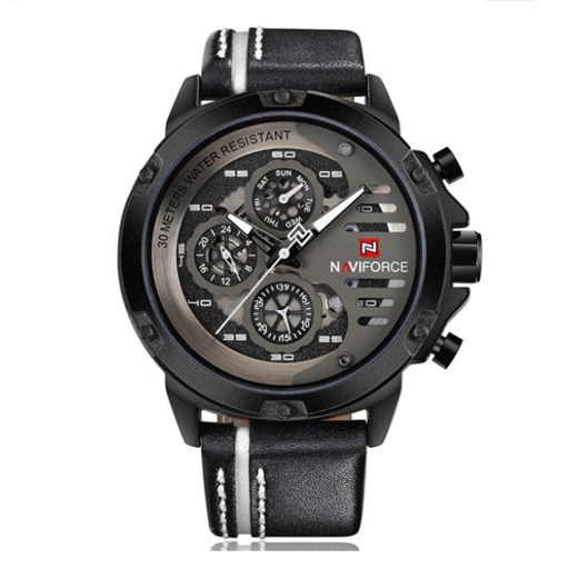 Męski zegarek NAVIFORCE 9110 black&grey Naviforce   niwatch.pl okazja 