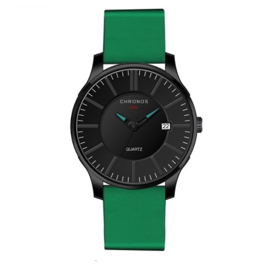 Zielony zegarek męski CHRONOS  Chronos  okazyjna cena niwatch.pl 
