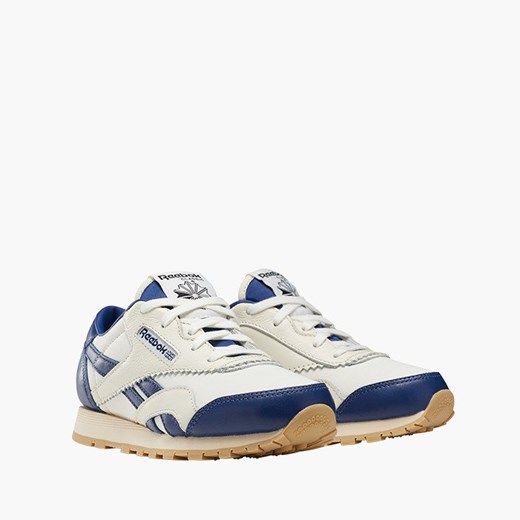 Buty sportowe damskie Reebok Classic nylon na wiosnę sznurowane na płaskiej podeszwie bez wzorów 