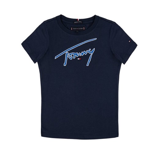 T-shirt chłopięce Tommy Hilfiger z napisem 