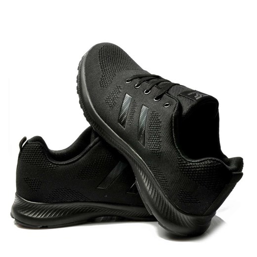 Gelteo buty sportowe męskie sznurowane czarne 