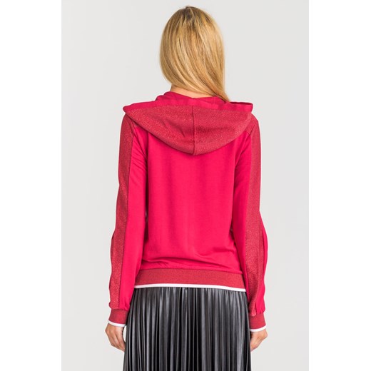 Liu Jo Sport bluza damska czerwona z elastanu krótka 