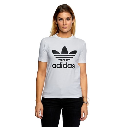 Koszulka damska Adidas Originals Trefoil Tee white/black 30 promocja bludshop.com