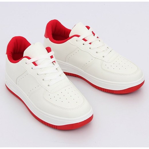 Buty sportowe biało-czerwone LV75P Red