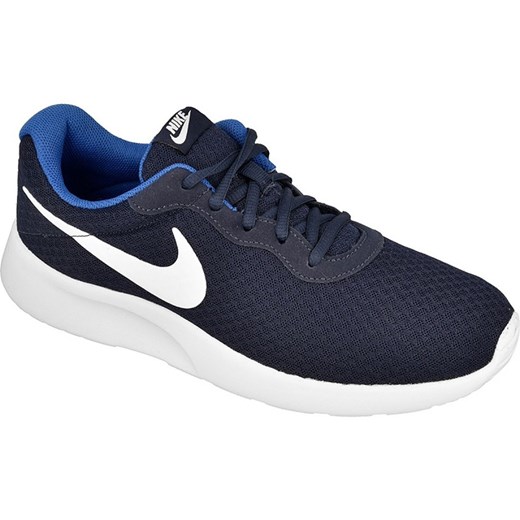 Buty sportowe męskie niebieskie Nike tanjun sznurowane 