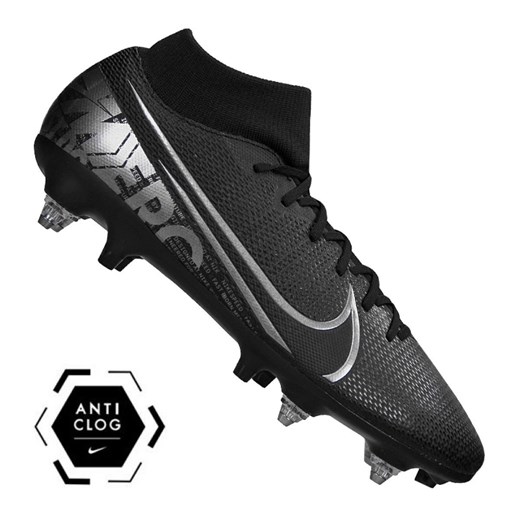 Buty sportowe męskie Nike czarne sznurowane 