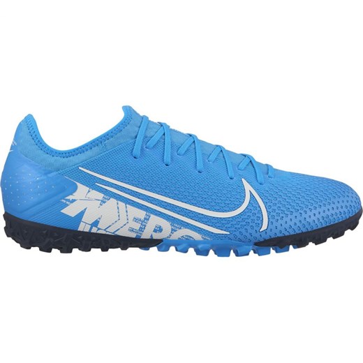Buty sportowe męskie Nike mercurial niebieskie sznurowane 