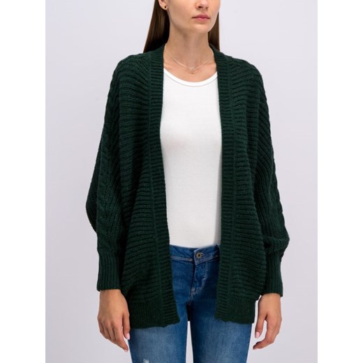 Sweter damski zielony Pepe Jeans z dekoltem v 