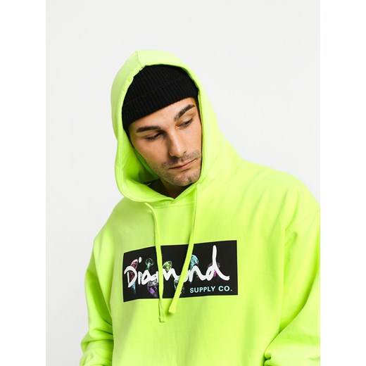 Bluza męska zielona Diamond Supply Co. młodzieżowa
