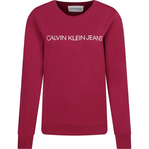 Bluza damska Calvin Klein krótka z napisami 