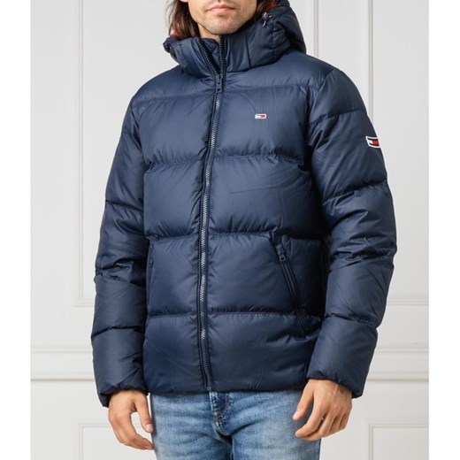 Tommy Jeans kurtka męska na zimę bez wzorów 