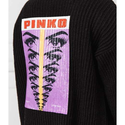 Sweter damski Pinko z dekoltem w serek 