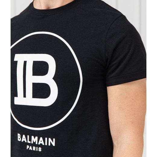 T-shirt męski Balmain z krótkimi rękawami 