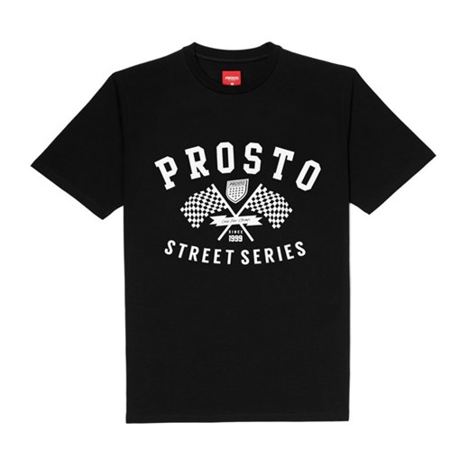 Czarny t-shirt męski Prosto Klasyk 