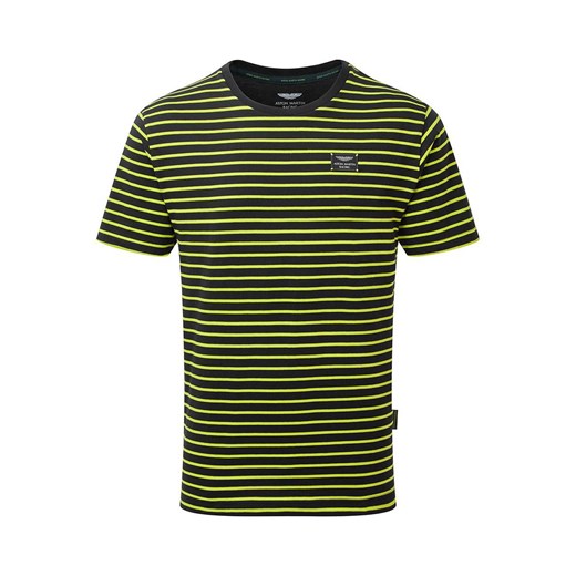 Koszulka T-shirt męska Stripe zielona Aston Martin Racing 2019 Aston Martin Racing  XL gadzetyrajdowe.pl
