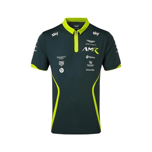 Aston Martin Racing koszulka sportowa zielona z napisem 