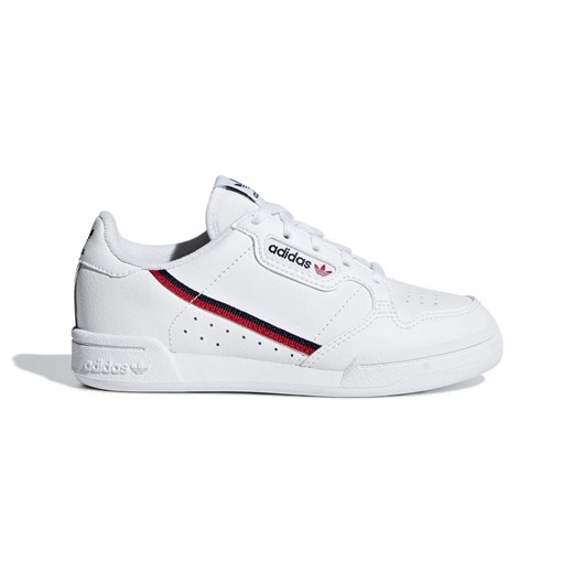 Buty sportowe dziecięce białe Adidas bez wzorów 