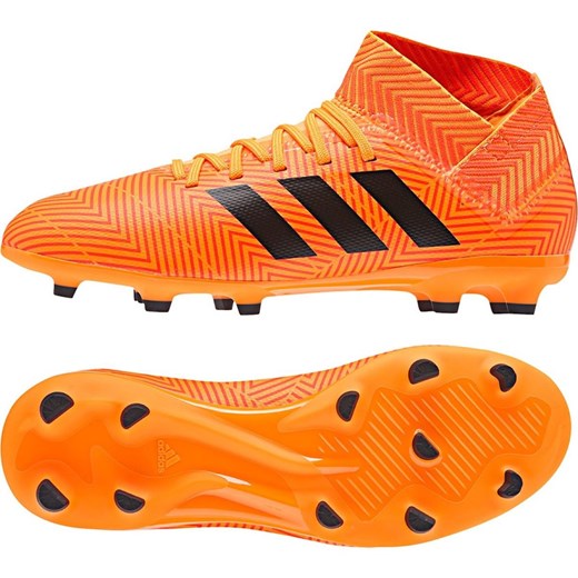 Pomarańczowe buty sportowe dziecięce Adidas 