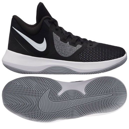 Buty Nike sportowe męskie czarne wiązane 