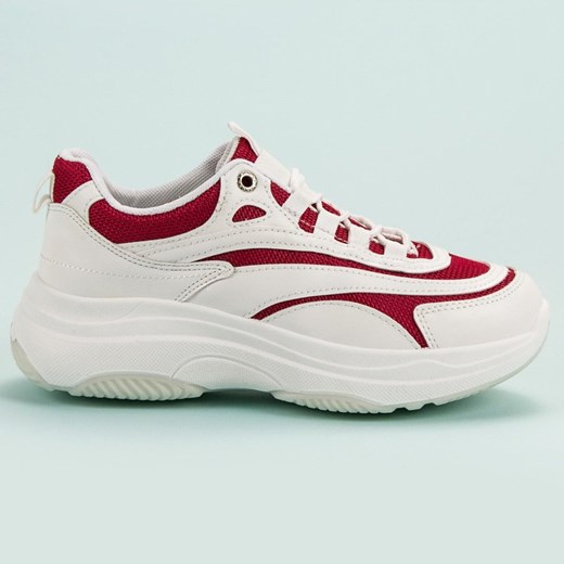 Biało-czerwone Sneakersy