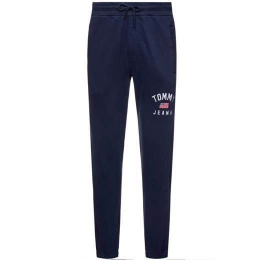 Spodnie męskie Tommy Jeans sportowe z napisami 