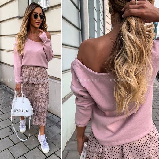 Sweter damski na zimę z wiskozy 