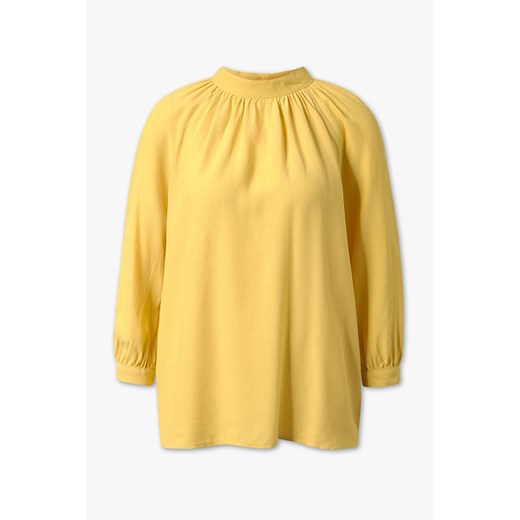 Bluzka damska żółta Canda z długimi rękawami jesienna 