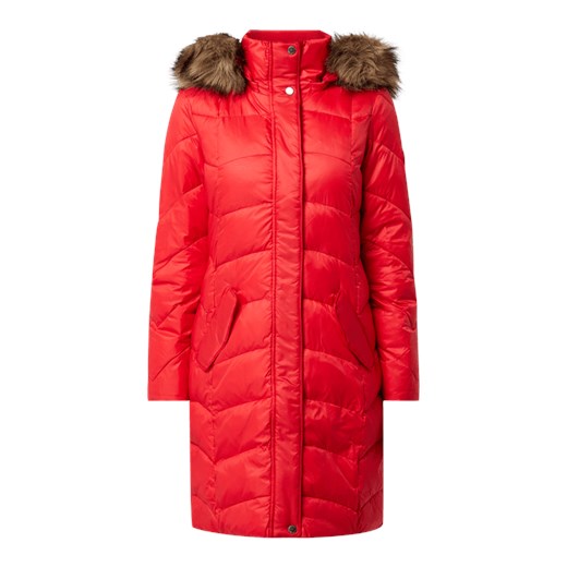 Pikowany płaszcz ze sztucznym futrem i watowaniem  S.oliver Red Label 36 Peek&Cloppenburg 